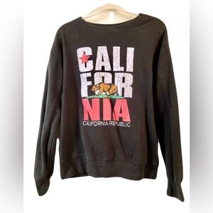 California Republic Black Sweatshirt